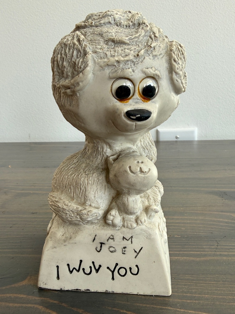 Vintage plastic America Greetings puppy figurine